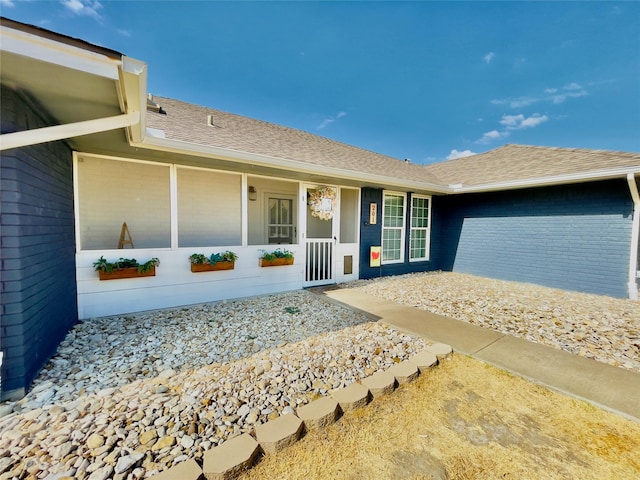 view of ranch-style house