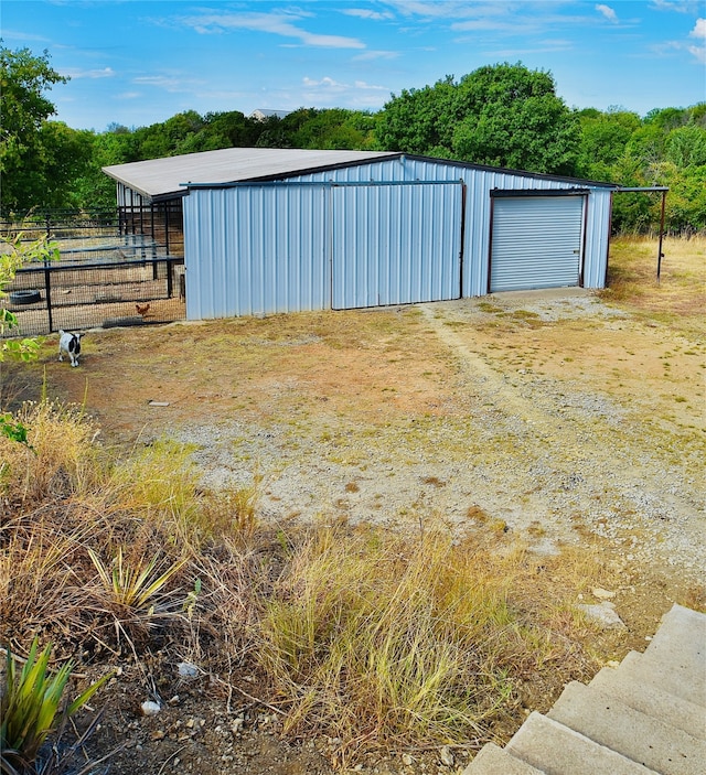 view of outbuilding