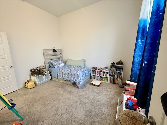 bedroom with carpet flooring