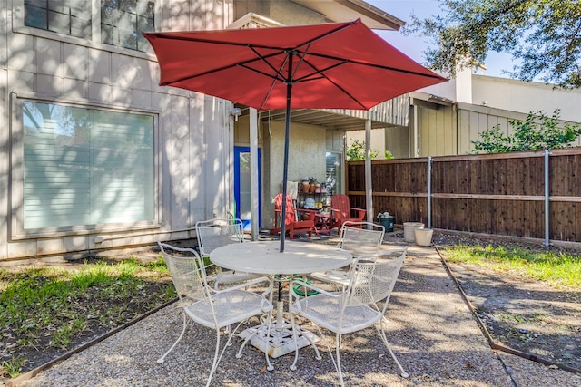 view of patio