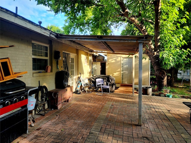 view of patio