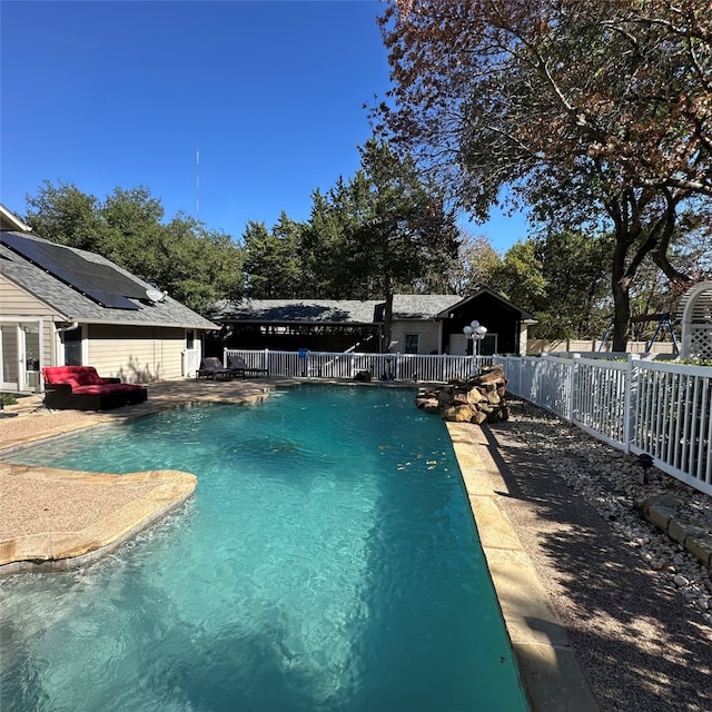 view of pool