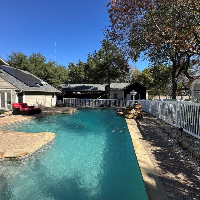 view of pool