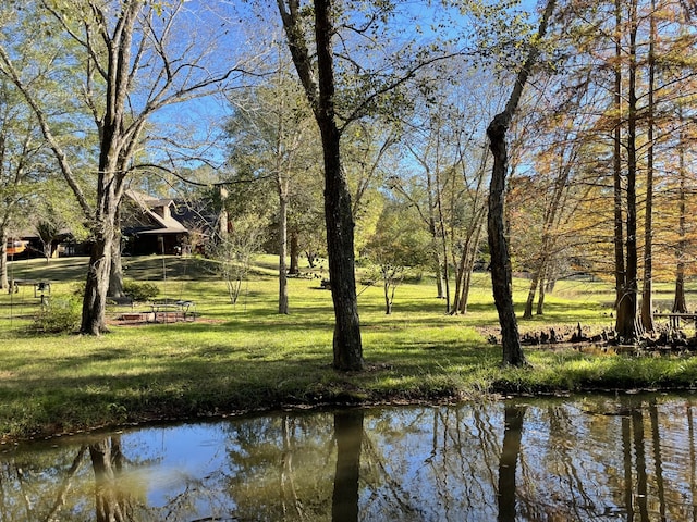 view of water feature