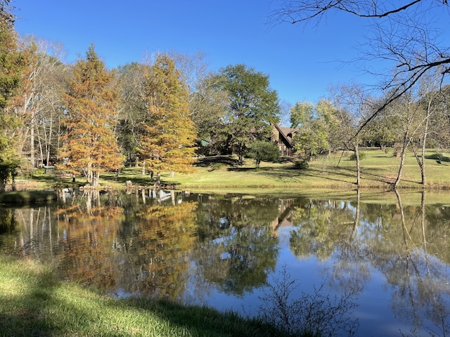 view of water feature