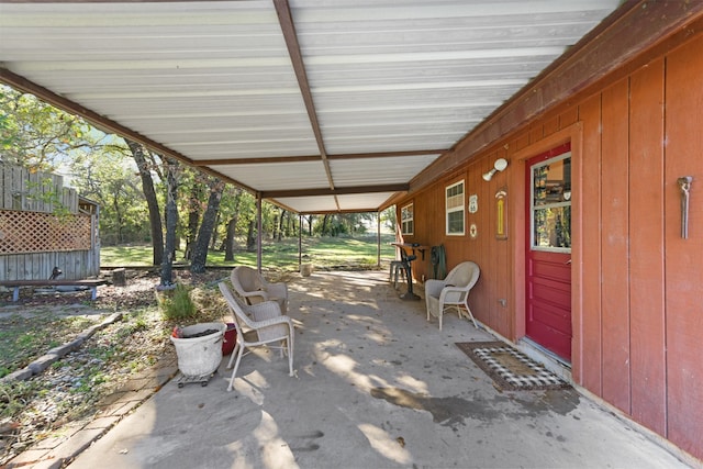 view of patio