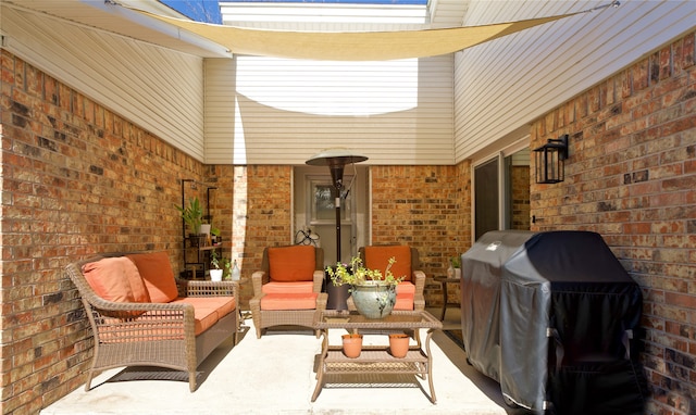 view of patio / terrace with grilling area