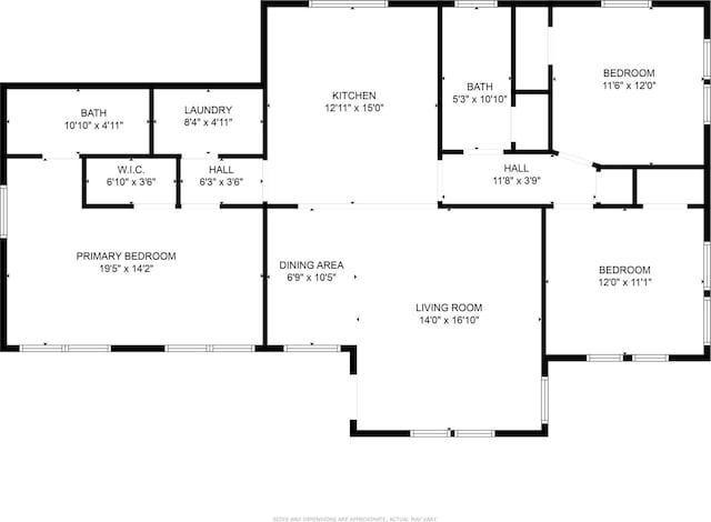 4536 Hodgkins Rd, Lake Worth, TX 76135 - home floor plan