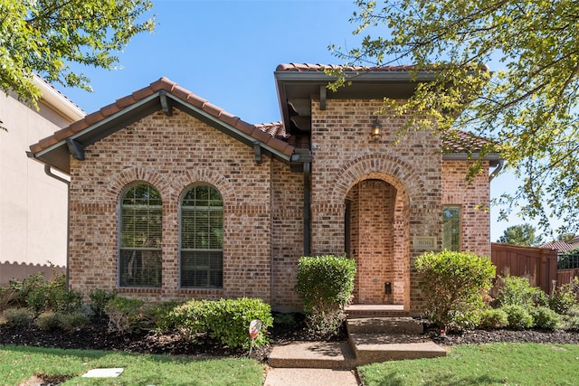 view of front of home