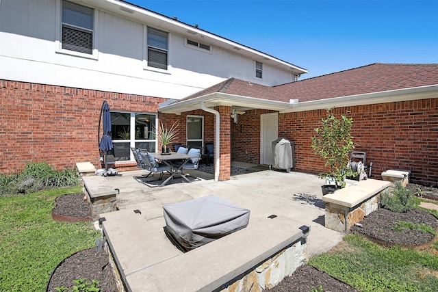 exterior space with a patio area