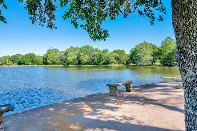191 Old Perrin Rd, Sherman, TX 75092 - water view featuring a forest