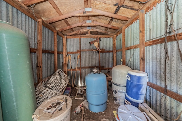 view of storage room