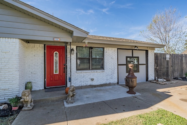 view of entrance to property