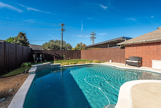 view of pool