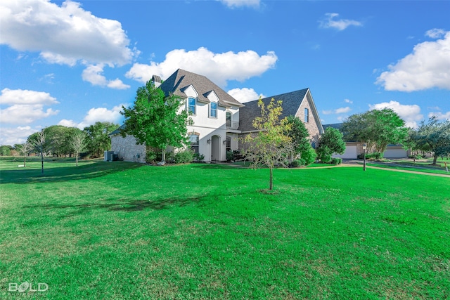 exterior space featuring a front yard