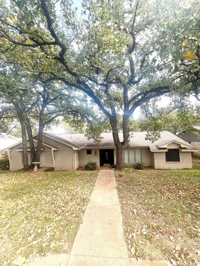 view of ranch-style home