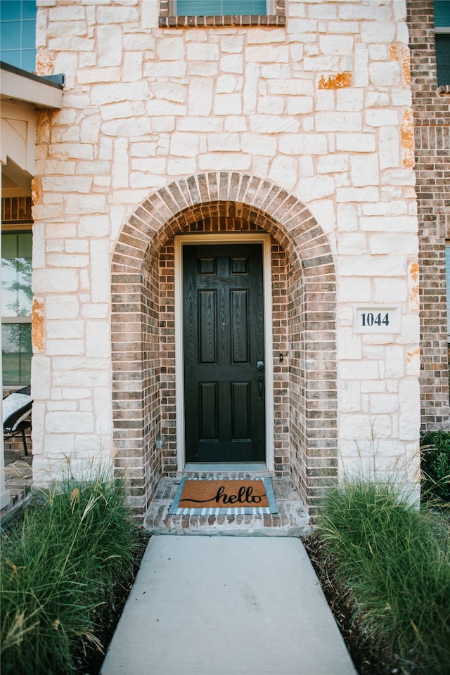 view of entrance to property