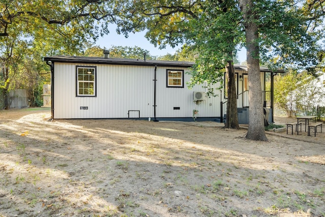 view of back of property