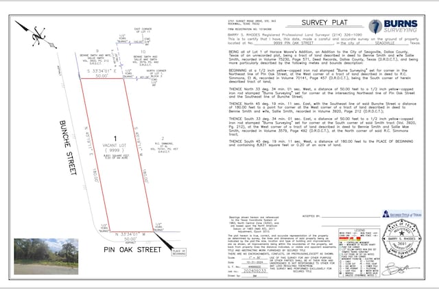 9999 Pin Oak Rd Lot 9, Seagoville TX, 75159 land for sale