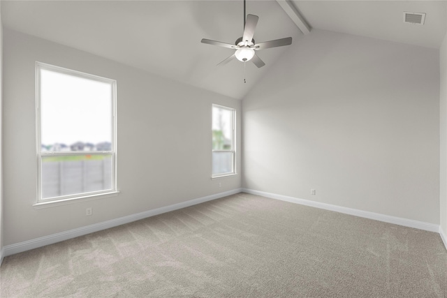 3208 Andesite Rd, Mckinney, TX 75071 - spare room featuring carpet flooring, ceiling fan, and baseboards
