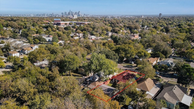 929 S Rosemont Ave, Dallas, TX 75208 - aerial view of property's location featuring property boundaries highlighted