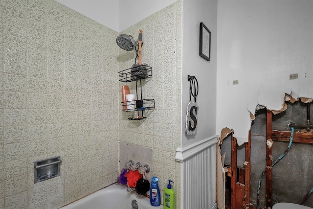 bathroom featuring tub / shower combination