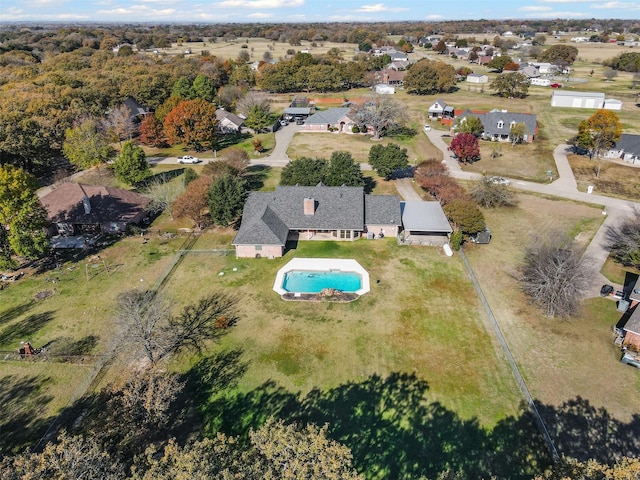 birds eye view of property featuring a residential view