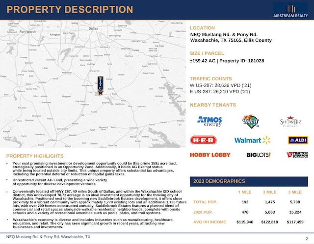 Listing photo 2 for NEQ Mustang Rd, Waxahachie TX 75165