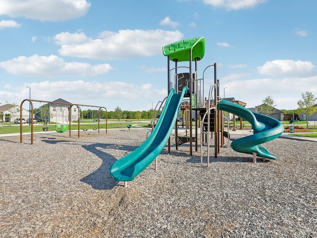 view of jungle gym