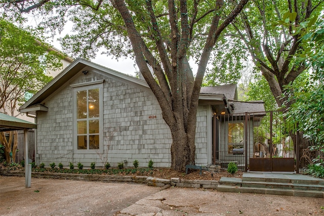 view of front of home