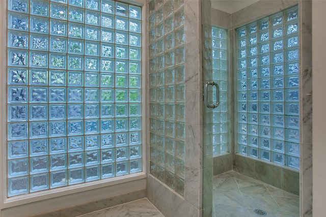 bathroom with walk in shower