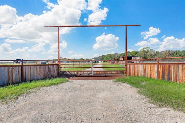 view of gate