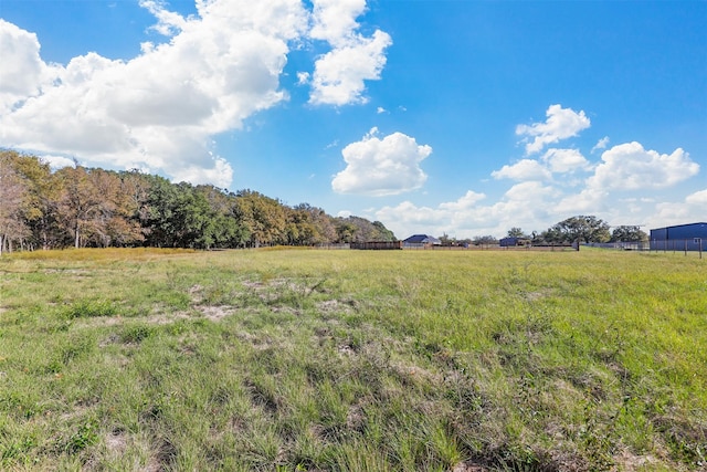 view of landscape with a rural view