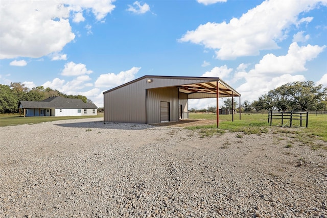 view of outbuilding