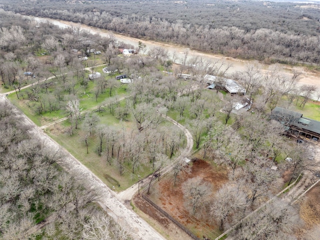 aerial view featuring a rural view