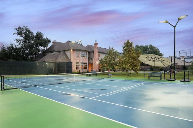 view of sport court