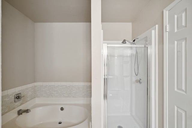 bathroom with walk in shower