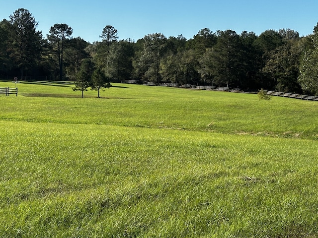 exterior space featuring a rural view