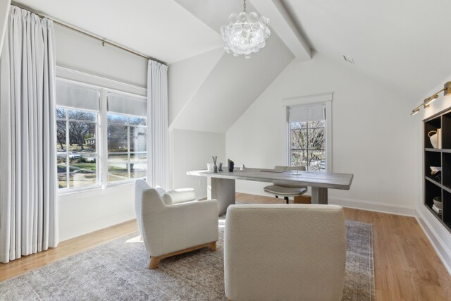 home office featuring wine cooler