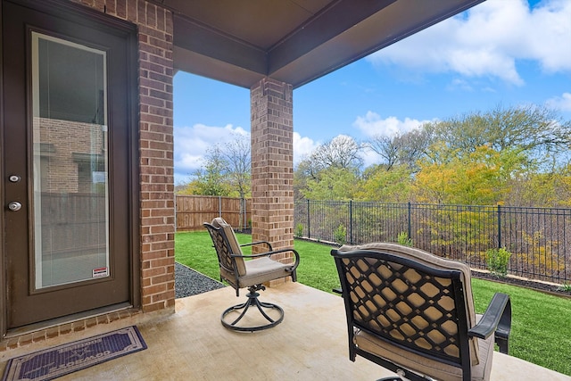 view of patio / terrace