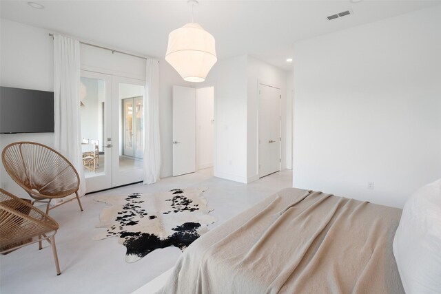 23502 Kate Ln, Arp, TX 75750 - bedroom featuring french doors and recessed lighting