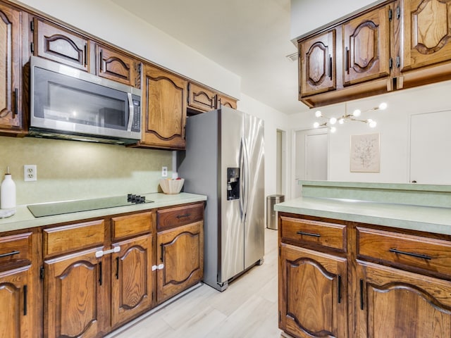 kitchen featuring appliances with stainless steel finishes