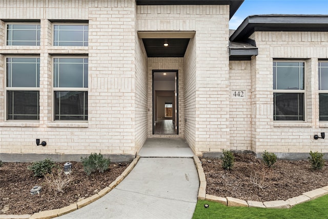 view of property entrance