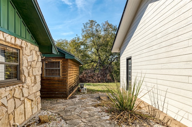 view of side of home