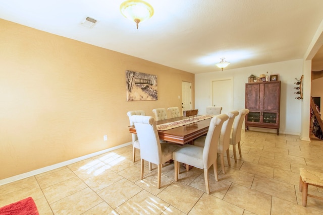 view of dining room