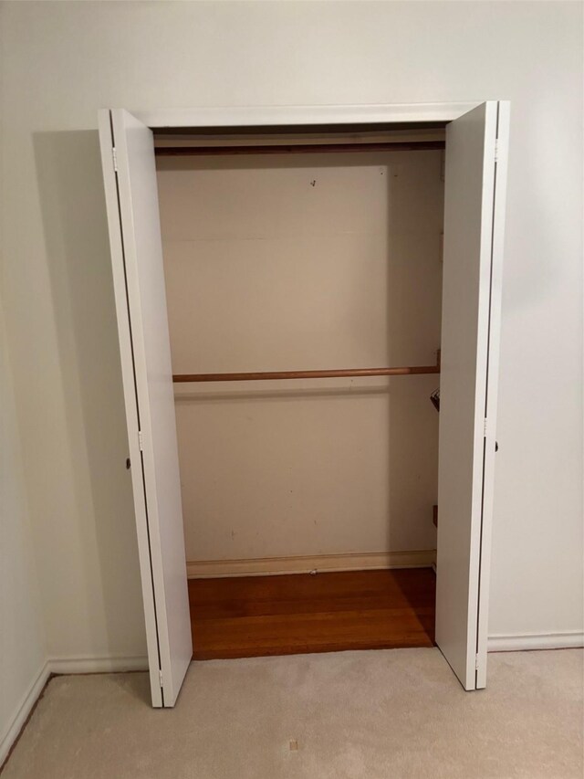 view of closet