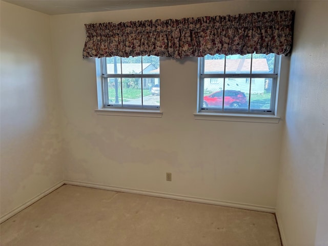 empty room featuring carpet