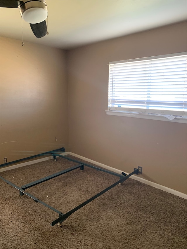 unfurnished room featuring carpet floors