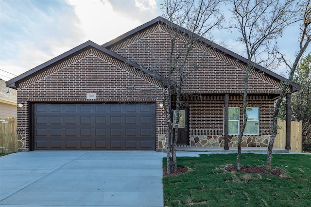 front of property featuring a garage