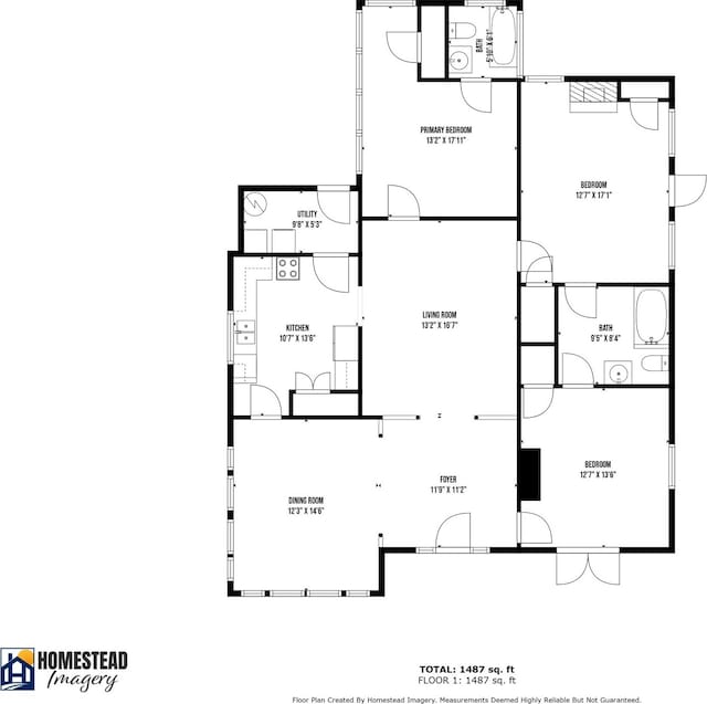 1117 W Bond St, Denison, TX 75020 - view of home floor plan